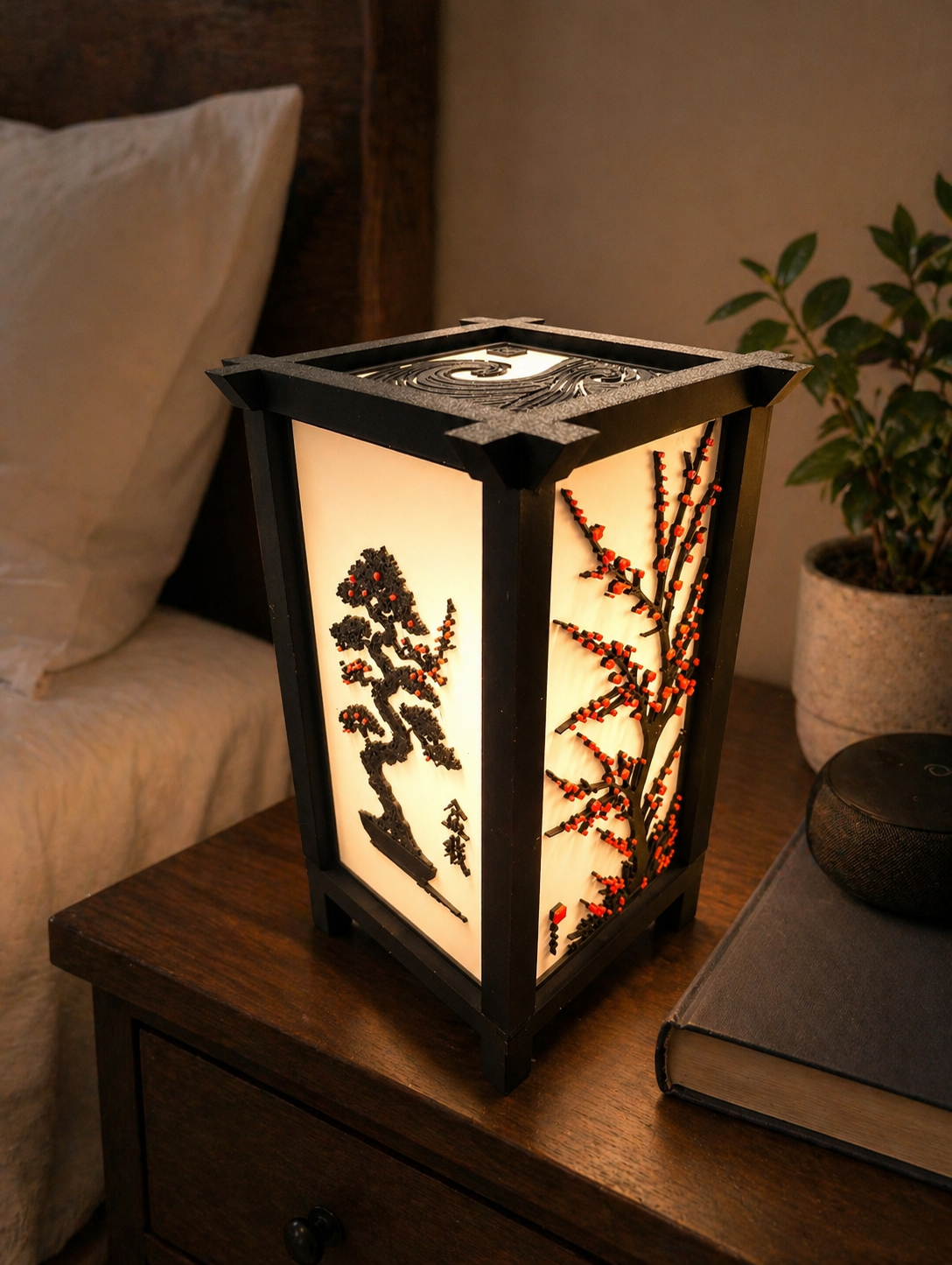 Shoji Lamp 4 Seasons, night light, mood light