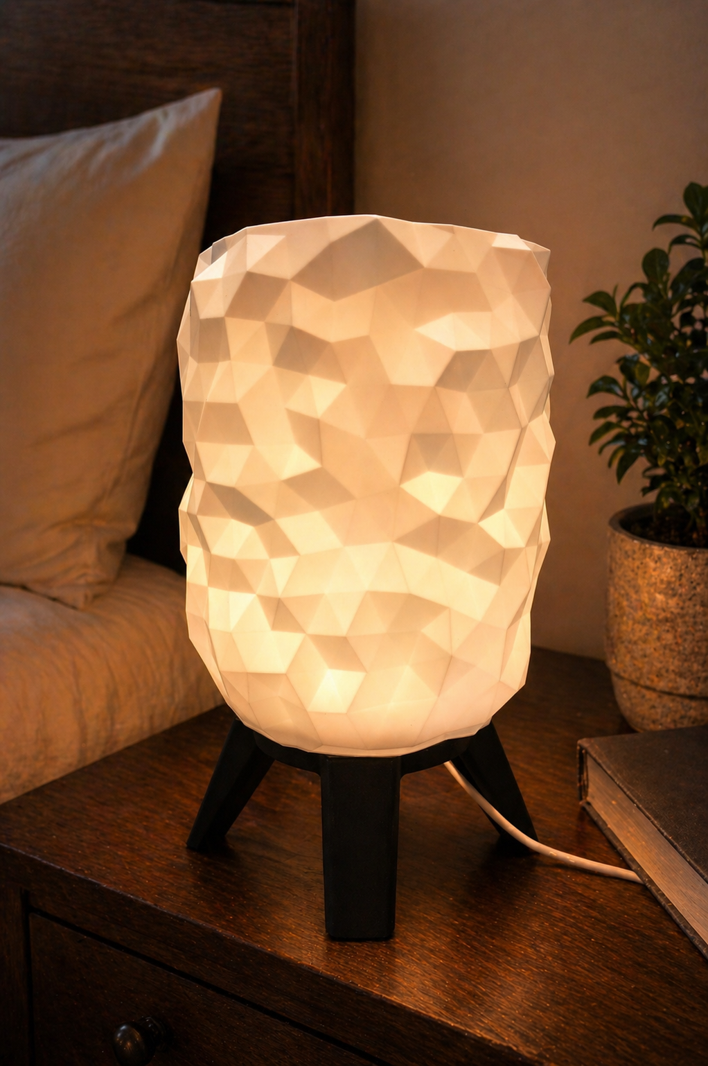 Diamond pattern lamp, night light, mood light