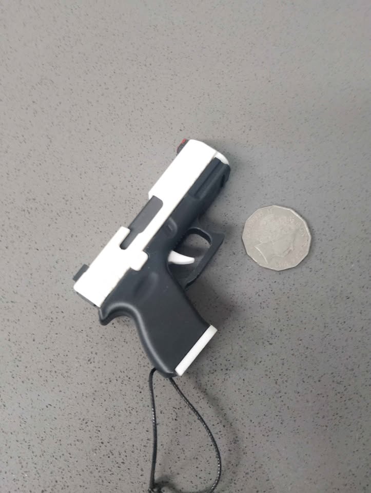 Mini fidget toy key ring