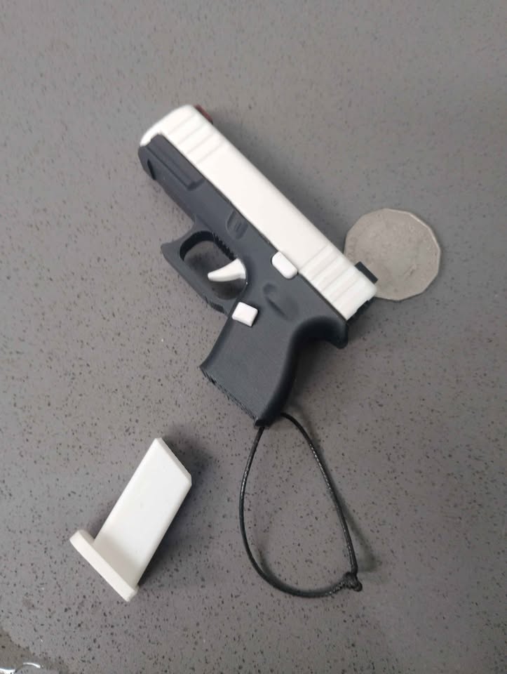 Mini fidget toy key ring