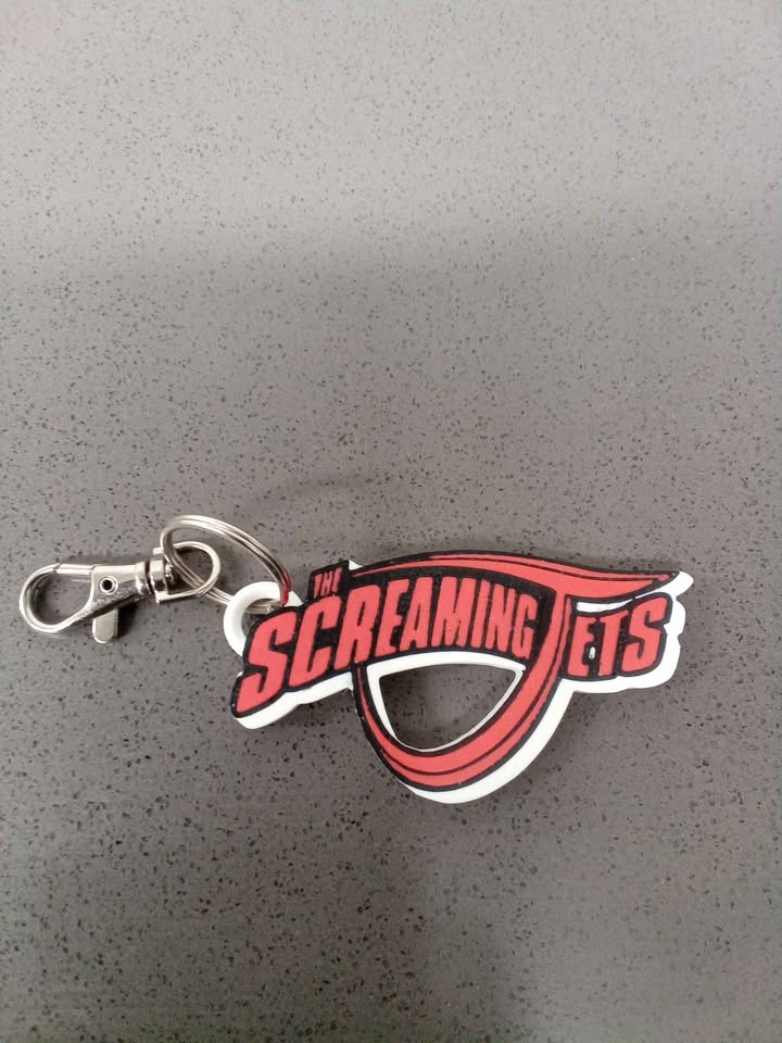 The Screaming Jets keyring