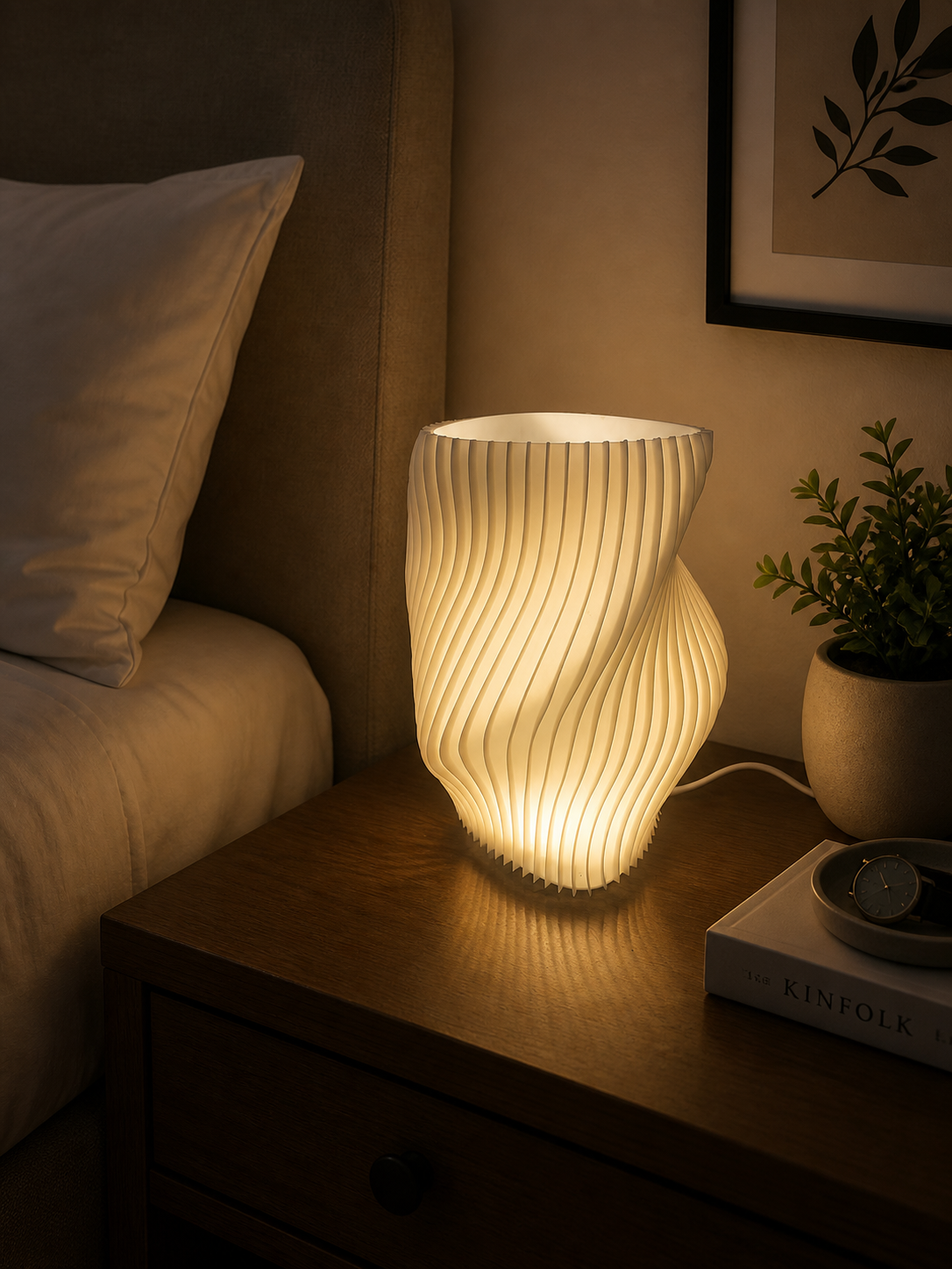 Swirl lamp, night light, mood light